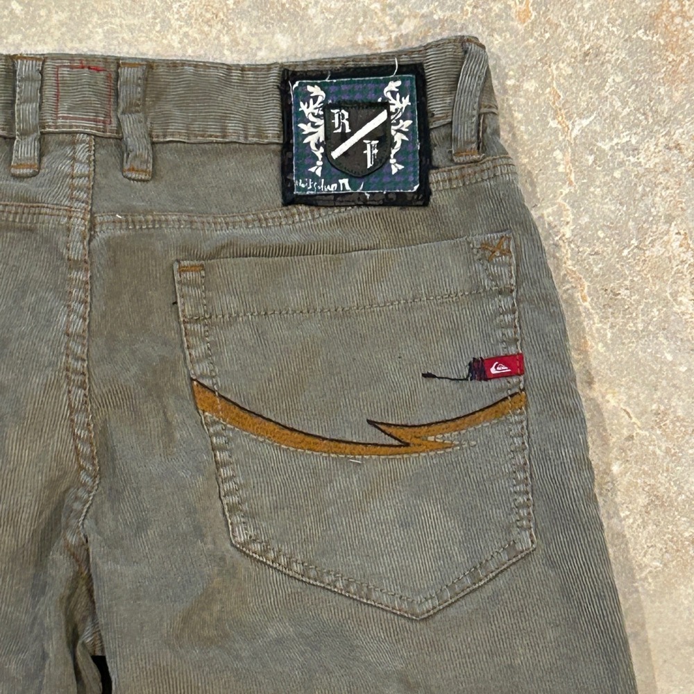 Quiksilver‎ Reese Forbes Signature Corduroy Jeans Mens 32x32 Brown Regular Fit